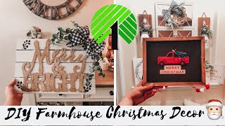 Dollar Tree Christmas DIY 2019 | Christmas Farmhouse Home Decor