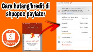 CARA HUTANG ATAU KREDIT PAKAI SHOPEE PAYLATER // Lynda purnama