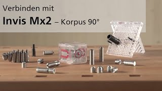 Lamello Invis Mx2 - Korpus 90 Grad