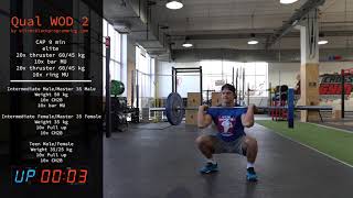 BOHEMIAN THROWDOWN 2020 WEEK 1 Wod 2