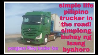 simple life of pilipino trucker in the road! simpleng buhay ng isang byahero sa daan