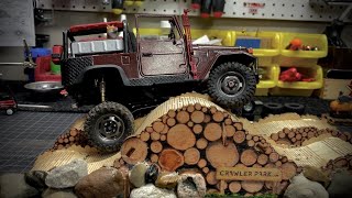 BENCH TEST - Flexin’ the kitbashed SCX24 FJ40 Scale RC Crawler