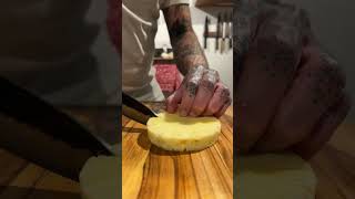 HOW to portion a PINEAPPLE | Epic Knife #shorts