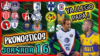 🔥 😱 PRONOSTICOS JORNADA 16 GUARDIANES 2020 LIGA MX - Quiniela Futbol Mexicano Apertura 2020⚠️ 🔵