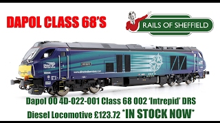 Dapol's OO Class 68 4D-022-001 DRS 68002 'Intrepid' Diesel Locomotive in depth look