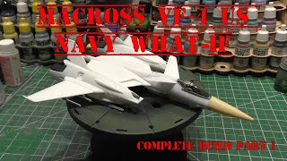 Wave Macross 1/72 VF-4 US Navy What if Complete Build Part 1 - Construction