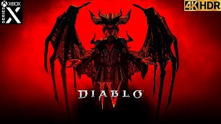 Diablo IV Beta | First 25 Minutes Full Playthrough | Xbox Series X | 4K 60 FPS HDR