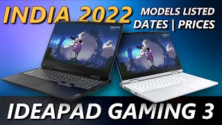 Lenovo IdeaPad Gaming 3i 2022 release date and prices INDIA - Important Improvement | Intel 12th GEN