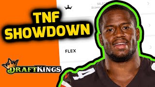 DRAFTKINGS SHOWDOWN TNF WEEK 3 PICKS: BROWNS STEELERS NFL DFS PICKS