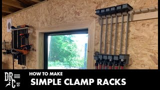 Super Simple Clamp Racks || How to make