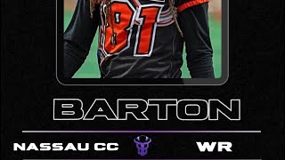 Jordan Barton - WR - 2024 NAL Film