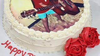 Cake Decoration video ||Edible photo cake Decoration 🎂