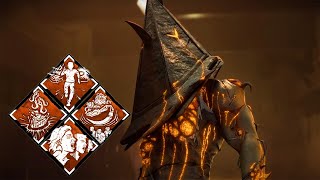 FORCED FRIGHT PYRAMID HEAD BUILD! - Dead by Daylight Pyramid Head gameplay showcase.