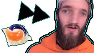 PewDiePie but everytime he says Tide Pods it gets faster