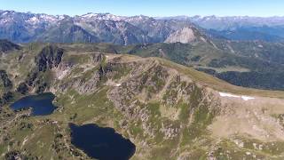 Ascou Pailhere  drône Bebop 2- Pic de Tarbesou (2364m) et les trois étangs (1/2 )