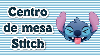 Centro de Mesa para festa Stitch