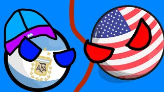 la venganza de Estados Unidos parte 8 #pelea #countryballs