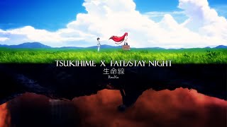 【MAD】月姫 x フェイト／ステイナイト |  Tsukihime Remake x Fate／Stay Night | 生命線 - レオナ | Seimeisen | EZ DO BAND