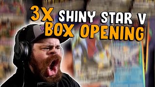 3x POKEMON SHINY STAR V BOX OPENING - WE STRIKE SHINY GOOOOLD!