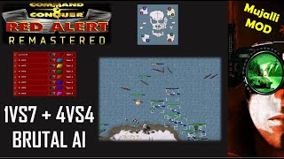 /Command & Conquer Red Alert Remastered/ (Skirmish) 1VS7 Brutal AI  I SKULL and BONE YARD I