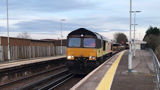 66847 heading to Eastleigh east yard