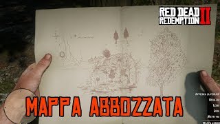 MAPPA ABBOZZATA ( LINGOTTO D'ORO ) - RED DEAD REDEMPTION2