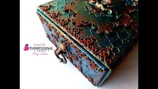 DIY Mixed Media Altered Box