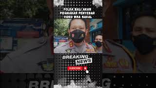 Polda Bali Akan Pidanakan Penyebar Video WNA Nakal