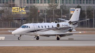 Cessna 560XL Citation XLS Plus from Air Hamburg D-CANG arrival at Munich Airport MUC EDDM