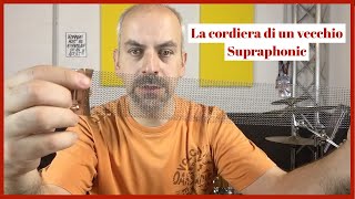 La cordiera di un vecchio Ludwig Supraphonic LM400