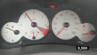 Peugeot 206 2.0 HDi - 0-100 km/h acceleration