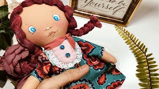 TUTORIAL Doll : Wine hair / Rag Doll