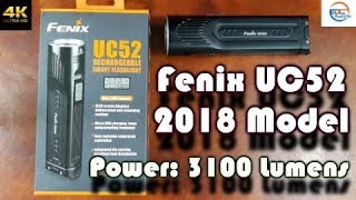 Fenix UC52 (Late 2018) - 3100 Lumens Flashlight Review.