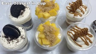 So,Easy to make Dessert Cups, cheesecake dessert in Cups ( you can do it without baking skills! )