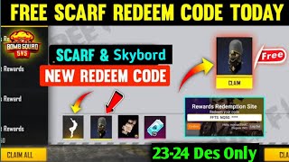 Free Fire Redeem Code Today 23 December | FF Redeem Code Today | Ff New Redeem Code | 23 December