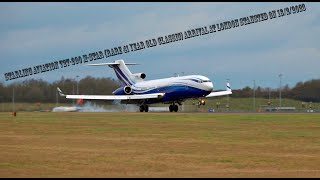 Starling Aviation 727-200 M-STAR (rare 41 year old classic) arrival at London Stansted on 18/2/2023