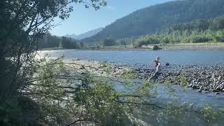 Beautiful Vedder River, Chilliwack, BC, Canada, July 2023