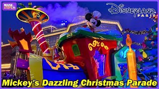 Mickey’s Dazzling Christmas Parade 2024 at Disneyland Paris - Main Street View