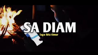 Lirik Lagu Hitz Timur - SA DIAM || 4K