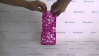 Plastic Foldable Vase in Flower Print @Meritline (#414-217)