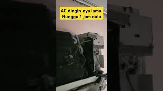 Penyebab AC dingin nya lama #serviceac #seputarac