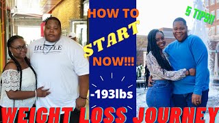 HOW to START A WEIGHT LOSS JOURNEY | 5 Tips!! for Beginners | At HOME Fitness Journey