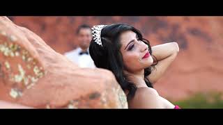 Cinematic Engagement Shoot in Valley of Fire, Las Vegas Nevada. Safal & Manju