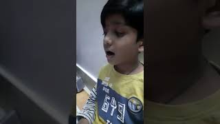 SMALL KID SINGING KAAKARAKAYA POEM FUNNY IN TELUGU