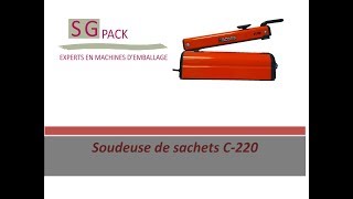 Soudeuse de sachets C 220