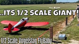 TWIN LARGE 1/2 Scale Vogelsang Aeroscale Fly Baby RC Airplane Giant