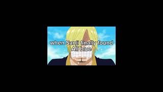 When Sanji found his All blue in fishman island #sanji #chef #zoro #luffy #onepiece