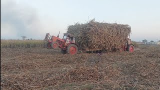 Belarus tractor is stunt  load sugarcane help belarus tractor in the good power tractor performance