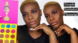 SIMPLE EYESHADOW TUTORIAL WITHOUT CUT-CREASE|| BEGINNER FRIENDLY