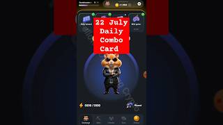 how to unlock 22 July daily combo card hamster Kombat | hamster Kombat daily combo cards